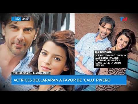 Actrices declaran a favor de Calu Rivero en juicio contra Juan Darthés