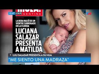 Luciana Salazar presentó a su hija