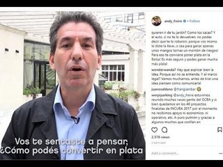Los consejos de Andy Freire y las burlas en las redes