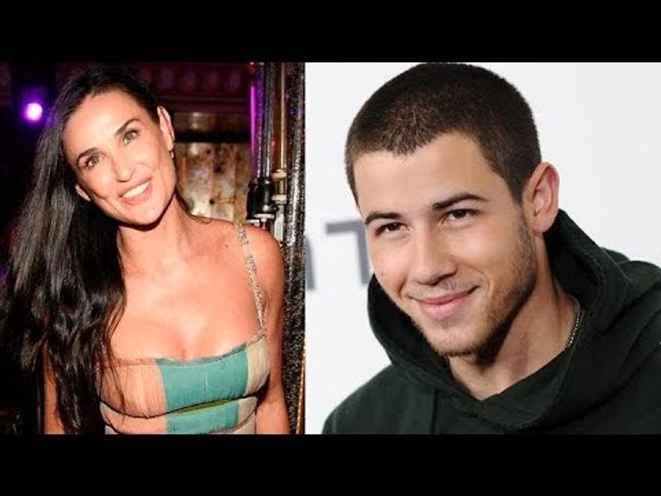 Demi Moore y su novio Nick Jonas, 30 años menor que ella