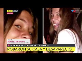 Robaron una casa y desapareció una chica de 15 años