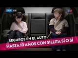 Ahora es obligatoria la sillita en el auto menores de 10 años