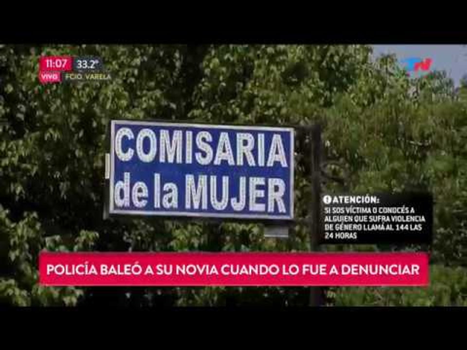 Policía baleó a su ex en la comisaría