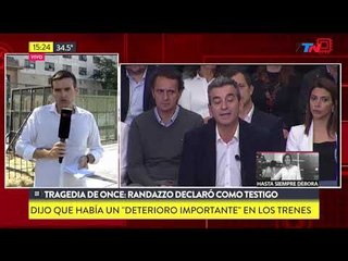 Tragedia de Once: Declaró Randazzo como testigo