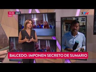 Balcedo: El juez impuso secreto de sumario