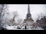 Ola de frío y nieve en París