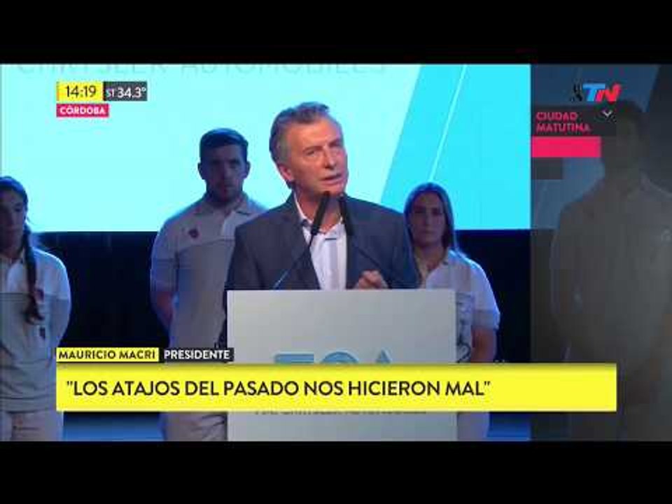 Macri pidió "terminar con los comportamientos mafiosos"