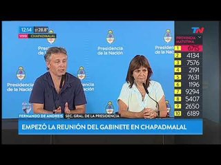 Reunión en Chapadmalal: "Todavia no hablamos de inflanción ni paritarias"