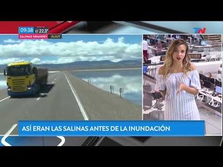 Se inundaron las Salinas Grandes en Jujuy