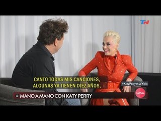 Bebe Contepomi mano a mano con Katy Perry