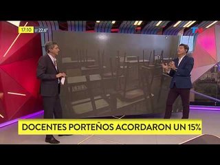 Docentes porteños acordaron por un 15%