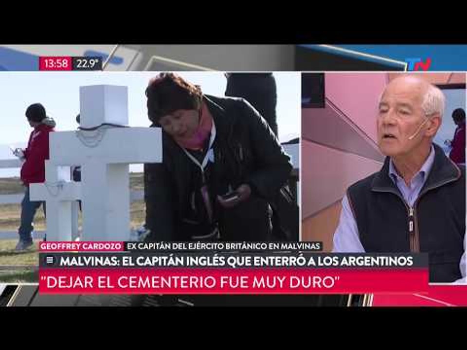 Hablamos con el capitán inglés que enterró a los soldados argentinos en Malvinas