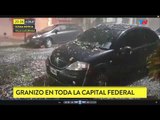 Graniza en Capital y Gran Buenos Aires