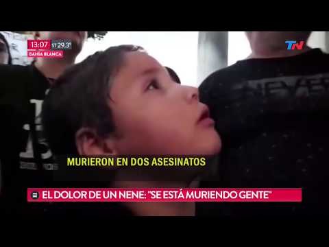 El pedido de un nene a un policía: Se está muriendo gente