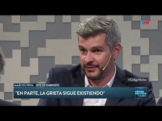 Marcos Peña: "La grieta sigue existiendo"