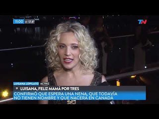 Luisana Lopilato confirmó que espera una nena
