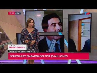 Echegaray debe pagar 1 millón para no ir preso