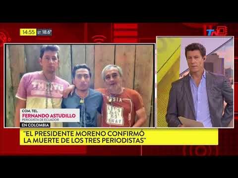 Periodistas ecuatorianos secuestrados y asesinados en Colombia
