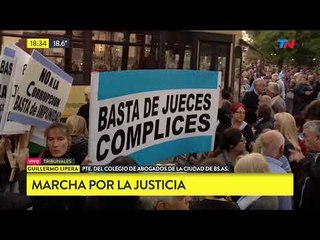 Marcha por la justicia: Así está Tribunales