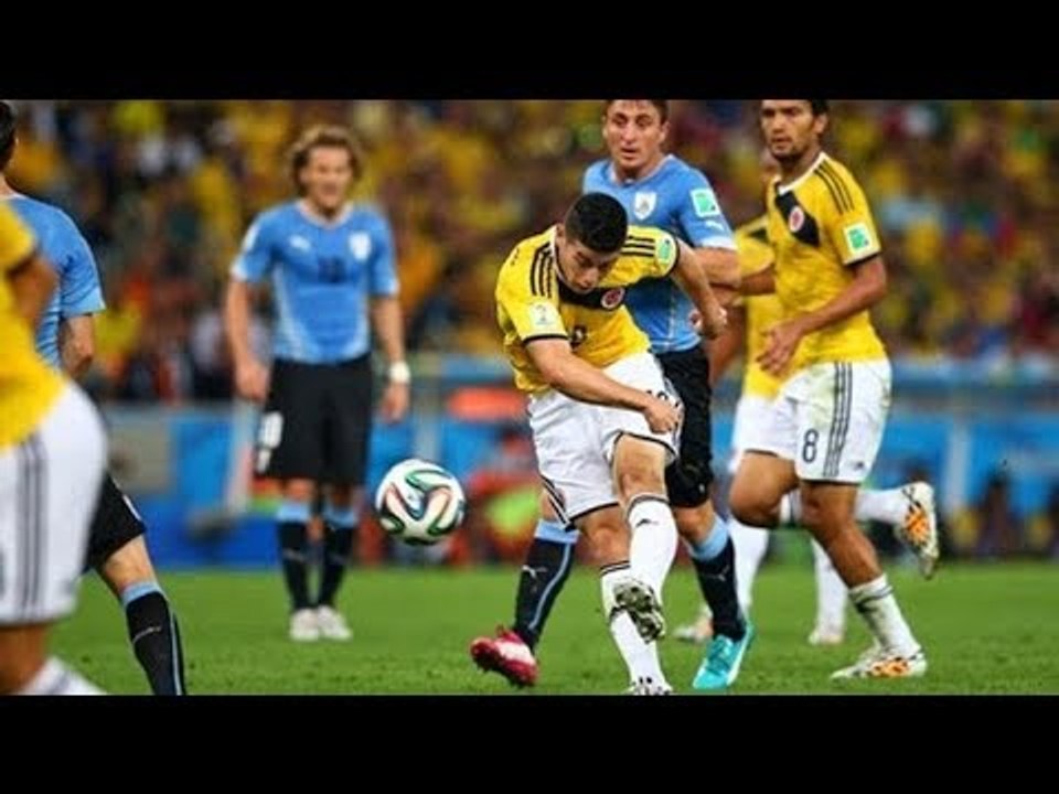Momento mundialista: El golazo de James a Uruguay