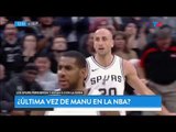 ¿El ultimo partido de ginobili en la NBA?