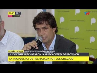 Docentes rechazaron la nueva oferta de Provincia