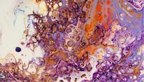 Acrylic Pouring Tutorial with 2 cups, Fluid Art for beginners.