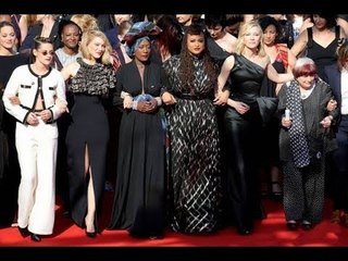 Marcha feminista en Cannes