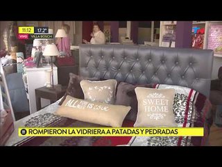 Robaron un local en 40 segundos