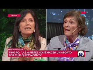 Cruce picante sobre el aborto en "Palabra de Leuco"