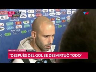 Mascherano tras la goleada ante Croacia: "Es un golpe muy duro"