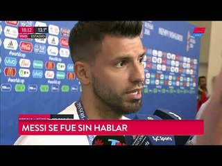 Kun Agüero: "Que Sampaoli diga lo que quiera"
