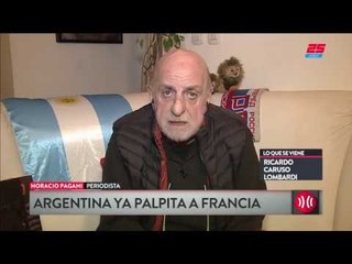 Pagani sobre la Selección: "Está bien que jueguen los históricos"