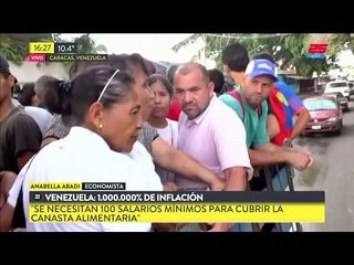 Venezuela: 1.000.000% de inflación