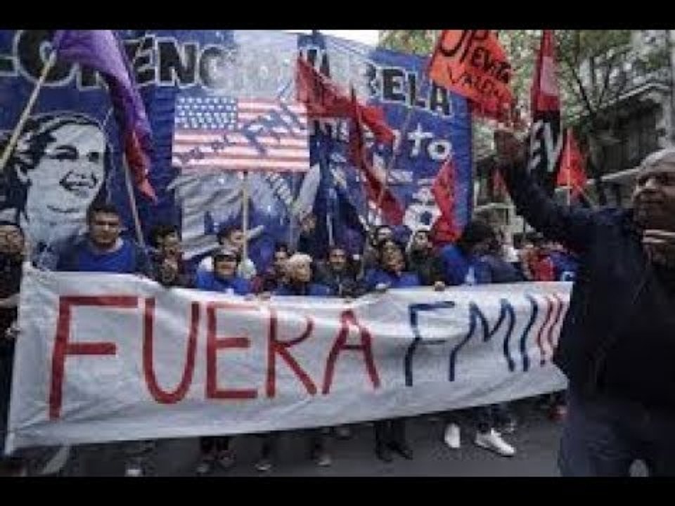 Cortes y protestas contra el FMI