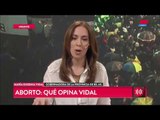 La opinión de María Eugenia Vidal tras el debate por el aborto