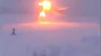 Russian bomber Tu-22 landing