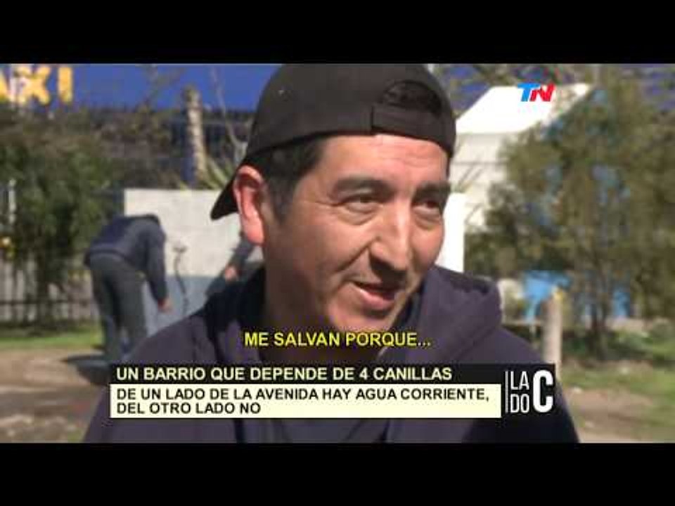 4 canillas de agua para todo un barrio