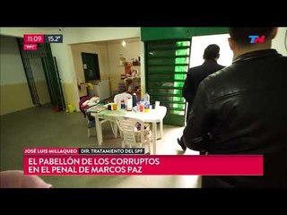 El pabellón de los corruptos en Marcos Paz