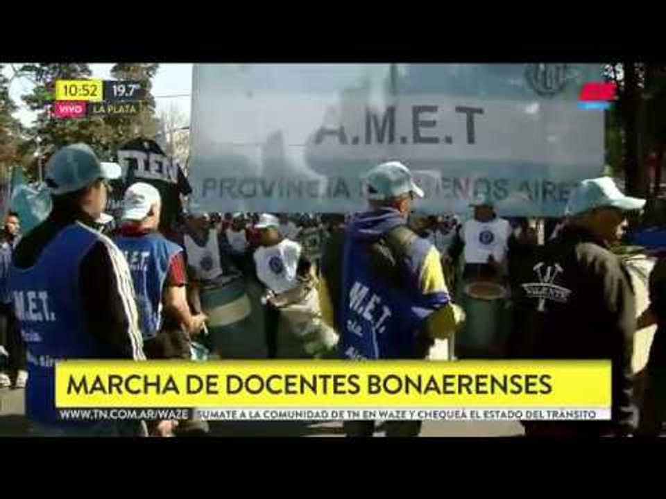 Marcha de docentes bonaerenses