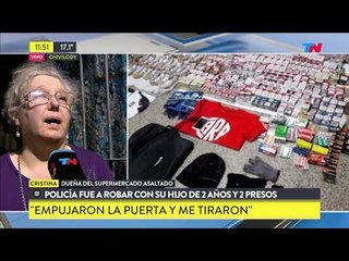 Mujer policía fue a robar con 2 presos y su bebé de 2 años