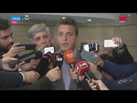 Massa habló tras reunirse con los gobernadores del PJ