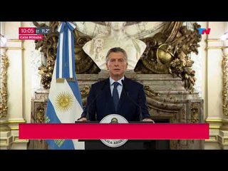 Macri: "Tenémos un tercio de la población en la pobreza"