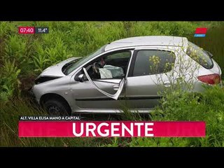 Terrible accidente cuádruple en autopista Bs As-La Plata
