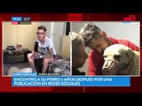 Encontró a su perro perdido después de 3 años
