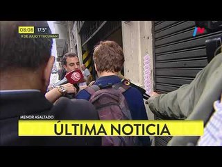 Motochorros quisieron robar celular a un chico cuando iba al colegio en pleno 9 de Julio