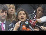 Habló Calu Rivero tras la audiencia fallida con Juan Darthés
