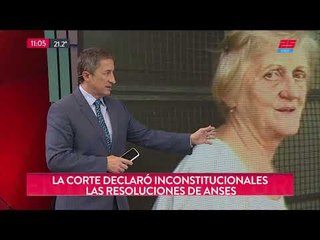 La Corte declaró inconstitucionales las resoluciones de ANSES