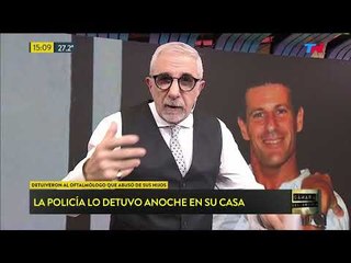 Detuvieron al médico que abusó de sus hijos | CÁMARA DEL CRIMEN