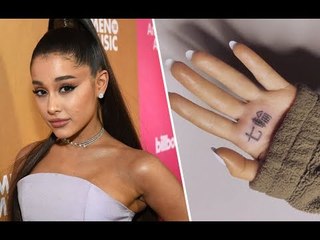 Ariana Grande se tatuó algo en japonés, pero no dice lo que ella pensaba...